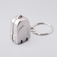 Executive Zinc Alloy Nail Clipper with Keychain - view 2