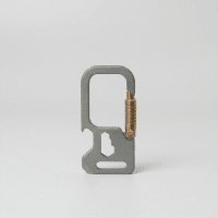 Titanium EDC Carabiner with Bottle Opener - view 1