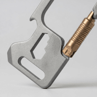 Titanium EDC Carabiner with Bottle Opener - view 5
