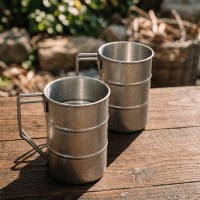 Bamboo-Groove Stainless Steel Mug - view 7