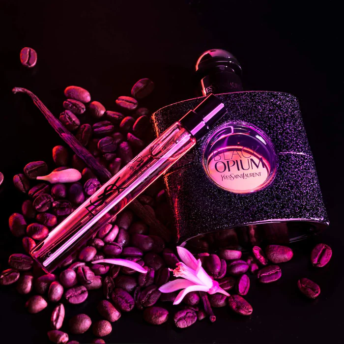 Yves Saint Laurent Black Opium Eau de Parfum with Coffee & White Flowers