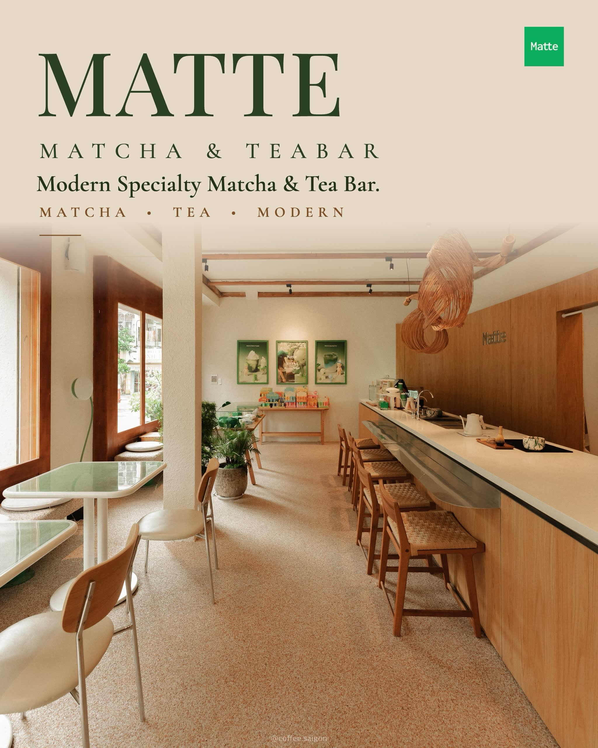 MATTE Matcha & Teabar • Đặng Dung