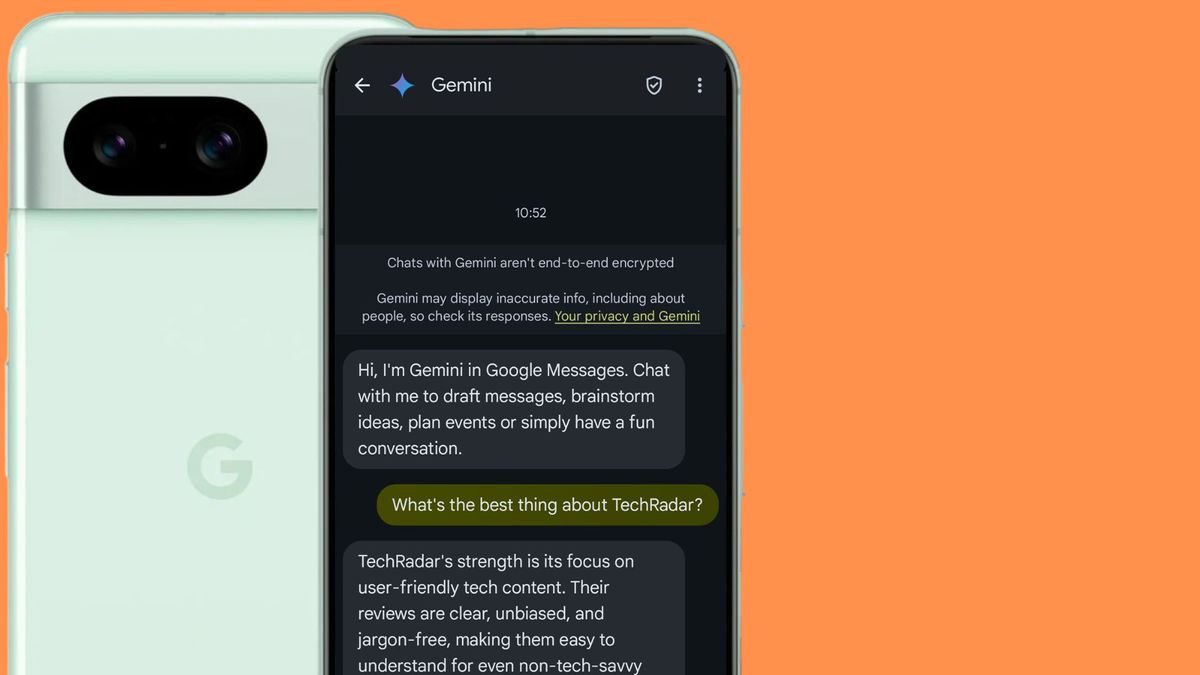 Más teléfonos Android ahora pueden comunicarse con la inteligencia artificial Gemini de Google en Mensajes de Google