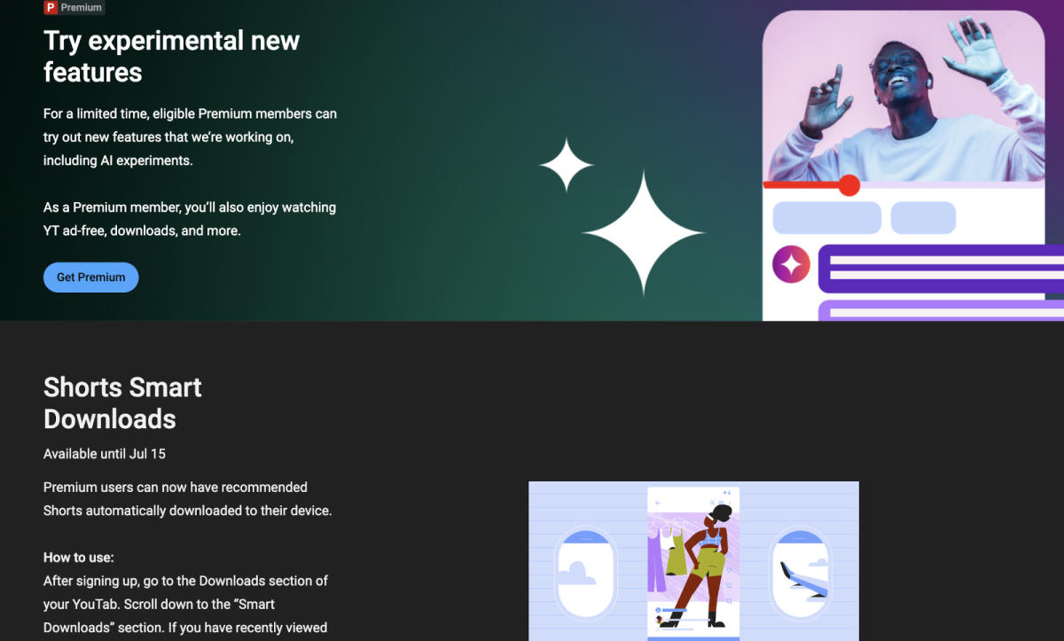 Cover Image for Las nuevas características de YouTube Premium incluyen video en miniatura para YouTube Shorts