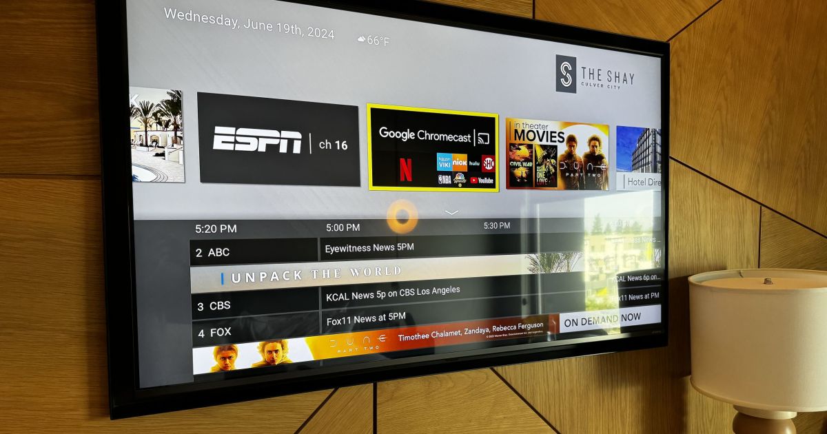 Televisores de hoteles ahora son compatibles con AirPlay y Google Cast, ¿casting para todos?