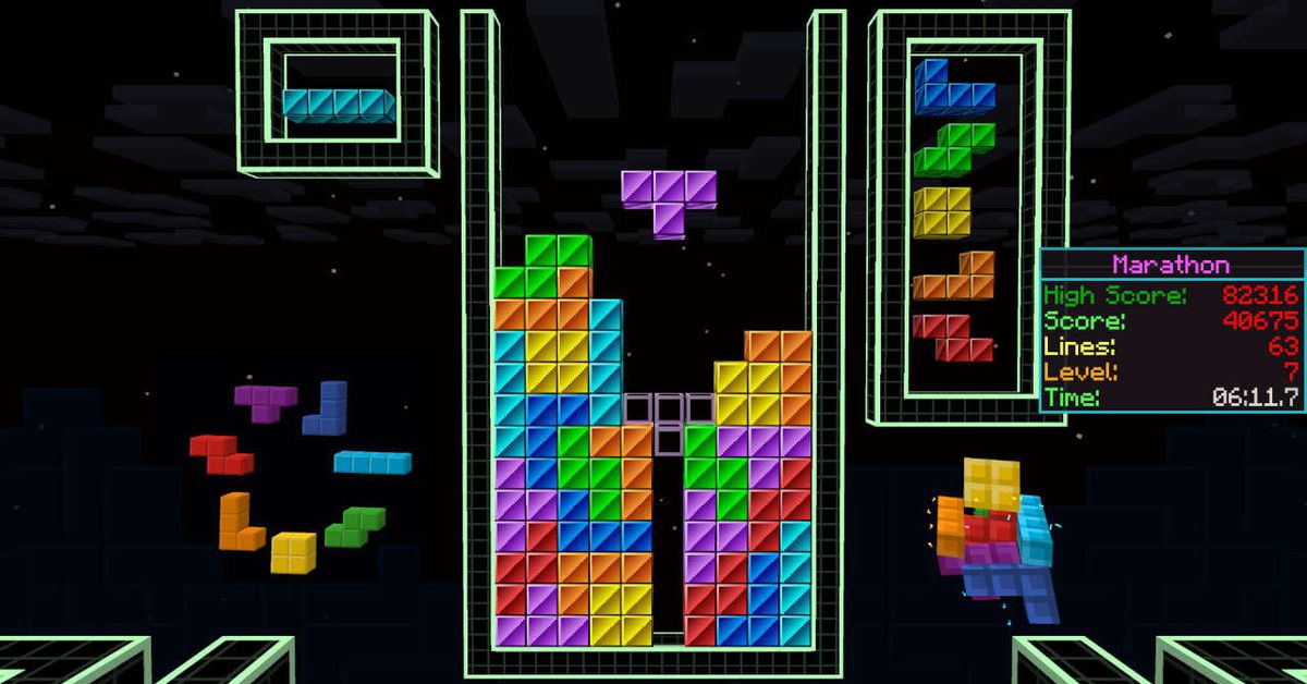 Cover Image for Minecraft y Tetris se fusionan para una experiencia de exploración de mazmorras muy "bloqueada".