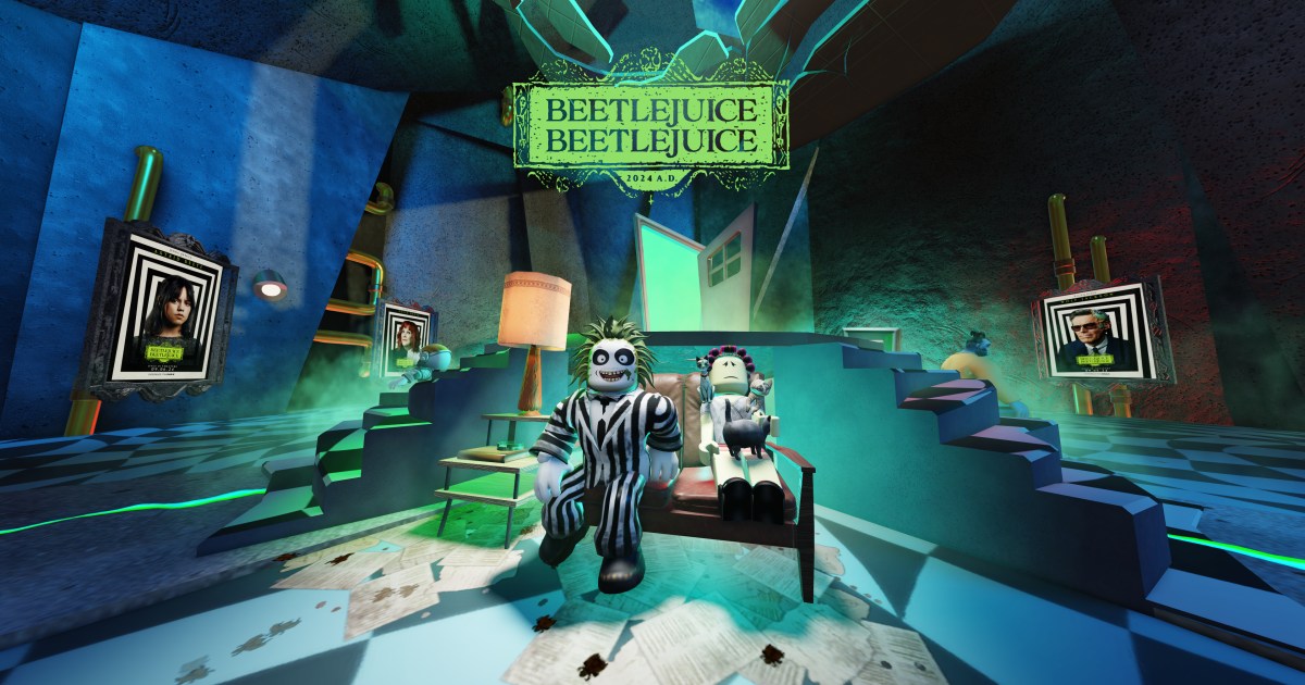 Cover Image for Las entradas para Beetlejuice ya están a la venta... dentro de Roblox.