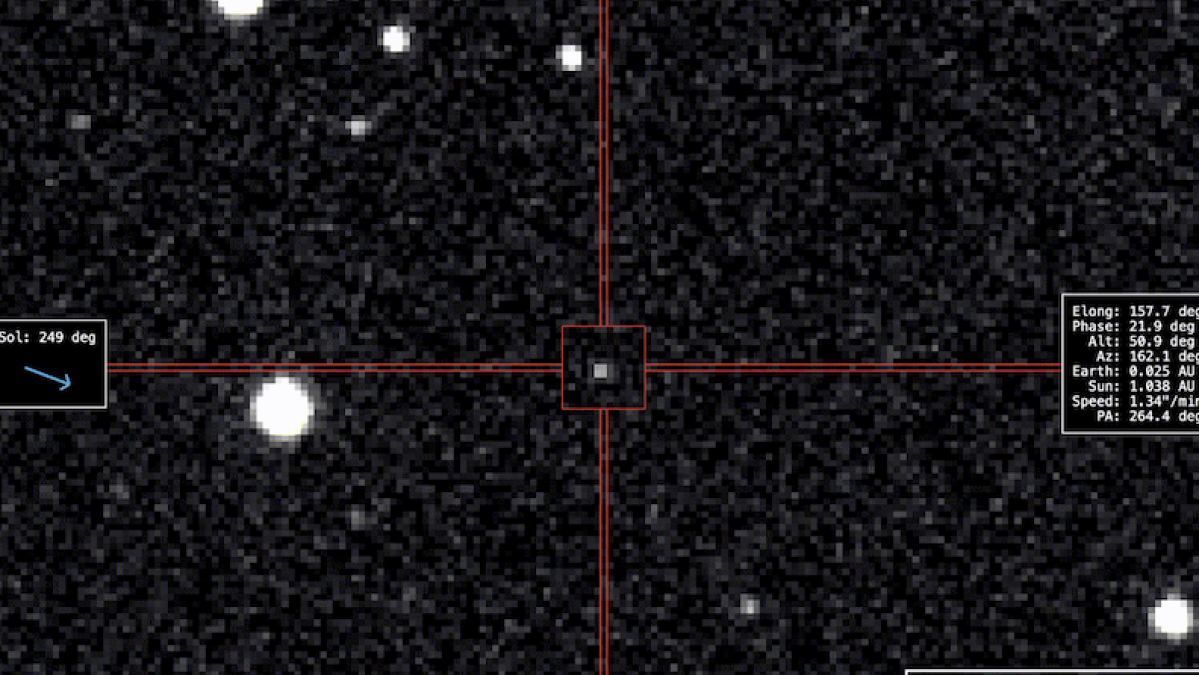 Un objeto espacial en alta velocidad activó una alerta, pero no era un asteroide.