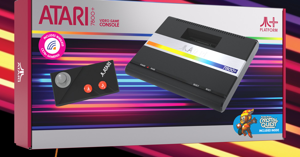 Cover Image for El nuevo remake de la consola 7800 de Atari también es compatible con los cartuchos de Atari 2600.