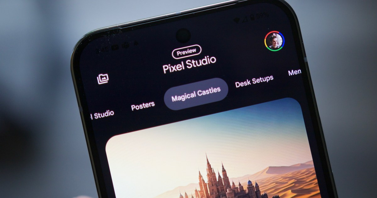 Probé la nueva aplicación Pixel Studio de Google y resulta ser un caos.