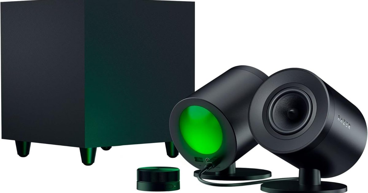 Los altavoces y el subwoofer de Razer para gamers tienen un descuento del 34% hoy.