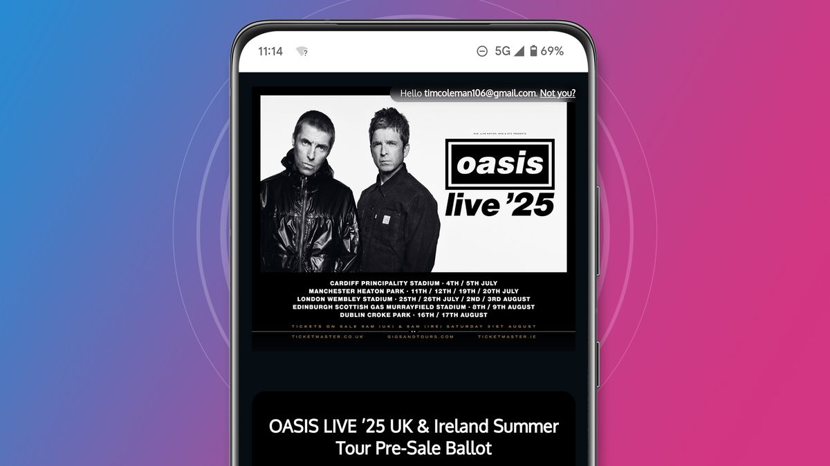 Cover Image for Cuatro métodos para aumentar tus posibilidades de conseguir entradas para Oasis, incluyendo la preventa de hoy.