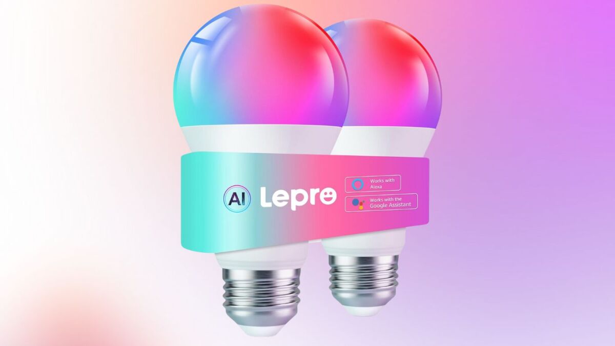Cover Image for I replaced my old bulbs with these smart Lepro bulbs, and for just $16 my office looks amazing now.