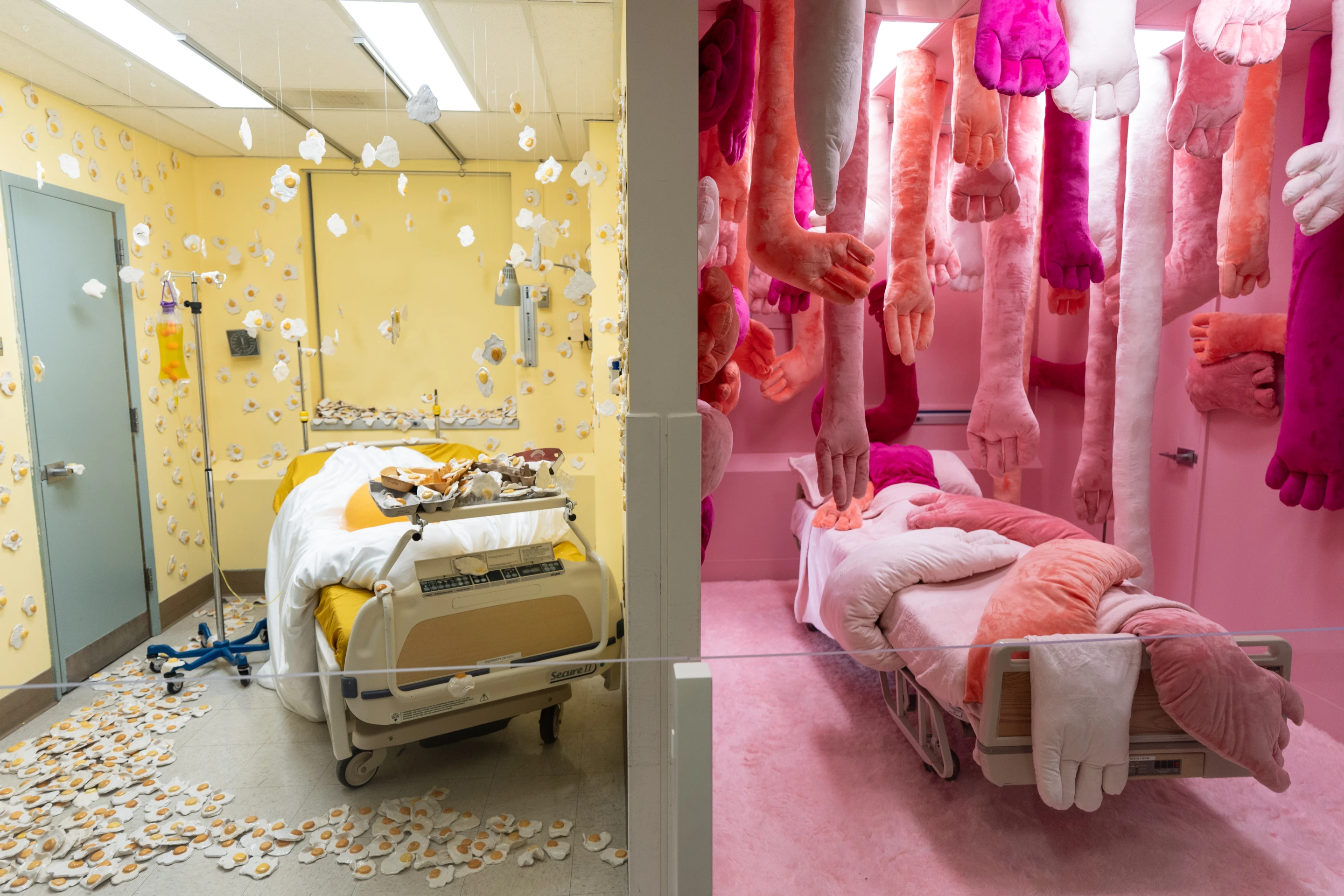 Artists transform former Los Angeles hospital into immersive emotional art exhibition