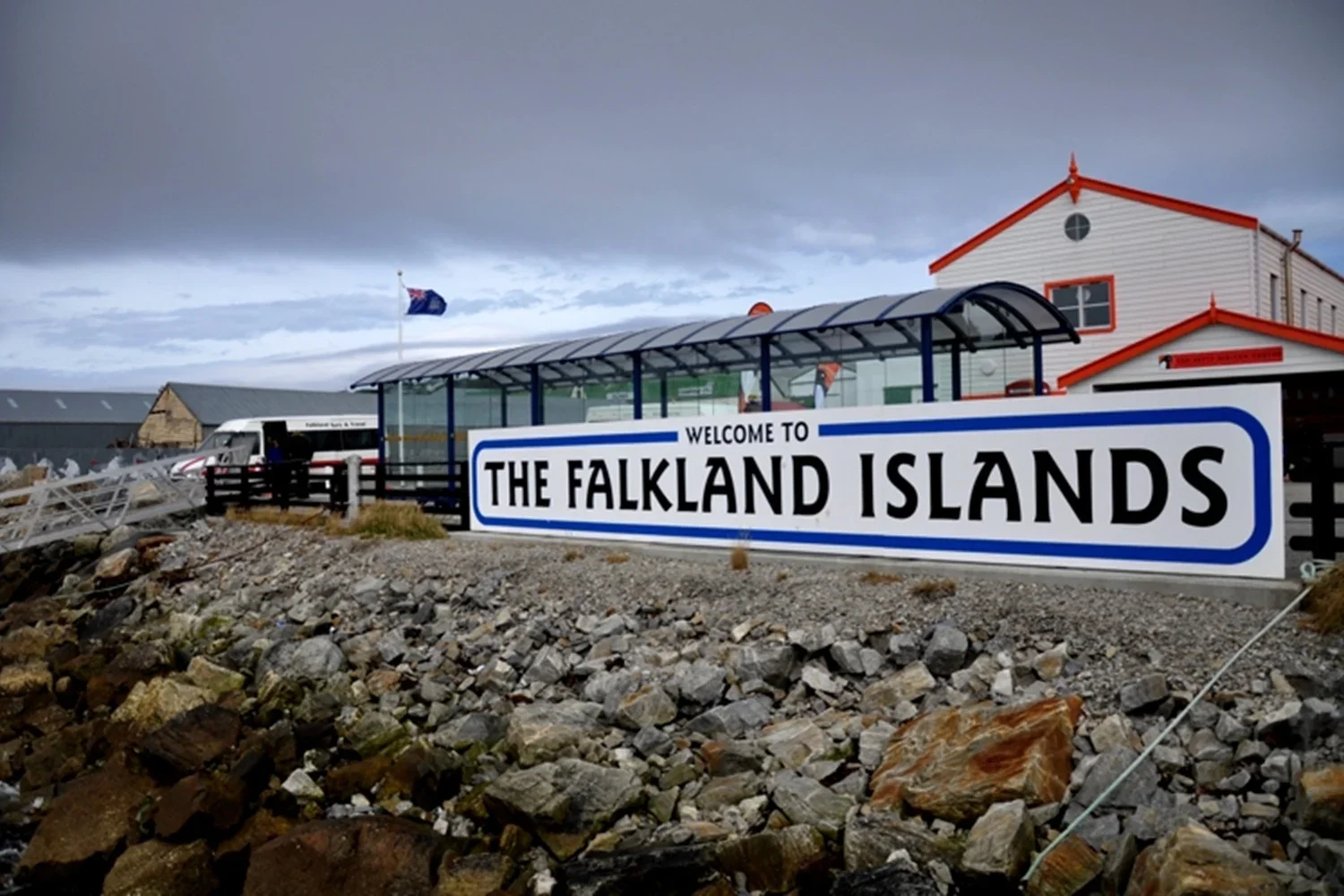 Memorial sites and coastal landmarks in the South Atlantic amid regional cultural and diplomatic discussions.