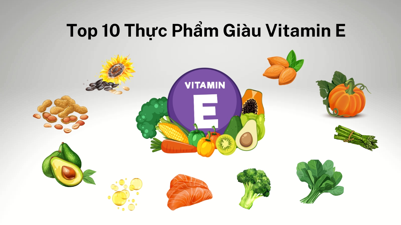 Top 10 Thực Phẩm Giàu Vitamin E