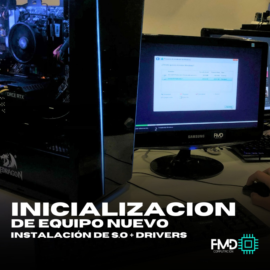Inicialización de equipo nuevo