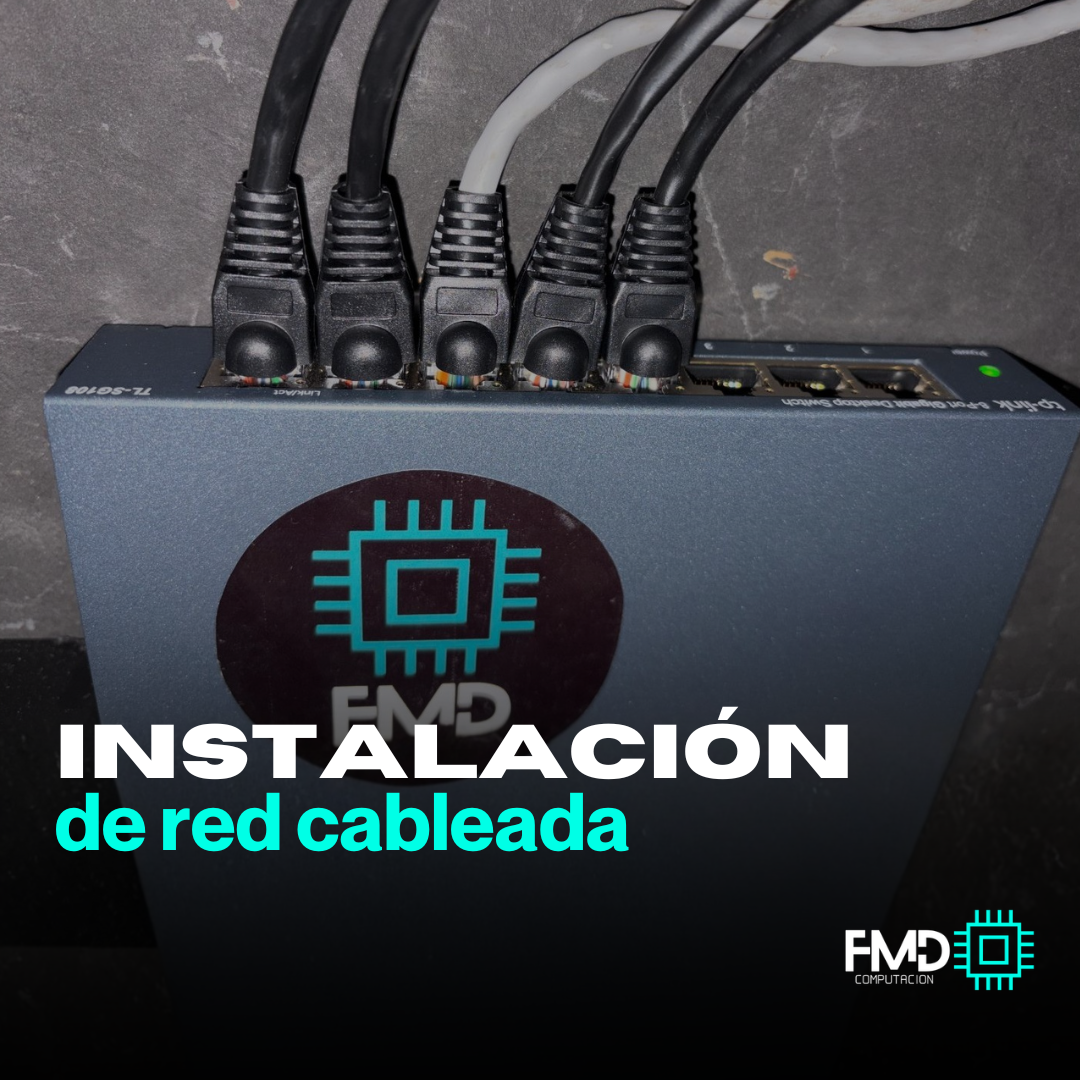 Instalación de red cableada
