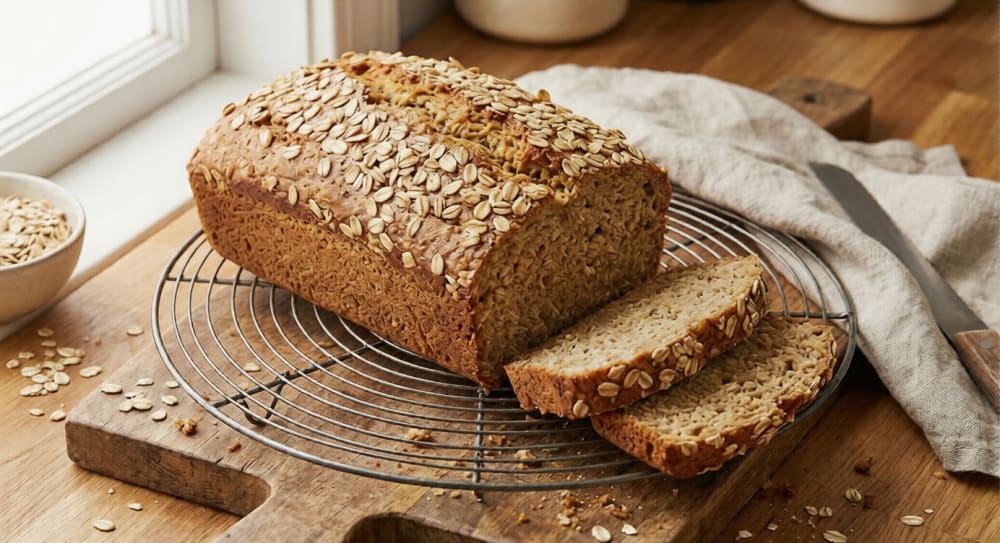 Pan de Avena Casero y Nutritivo