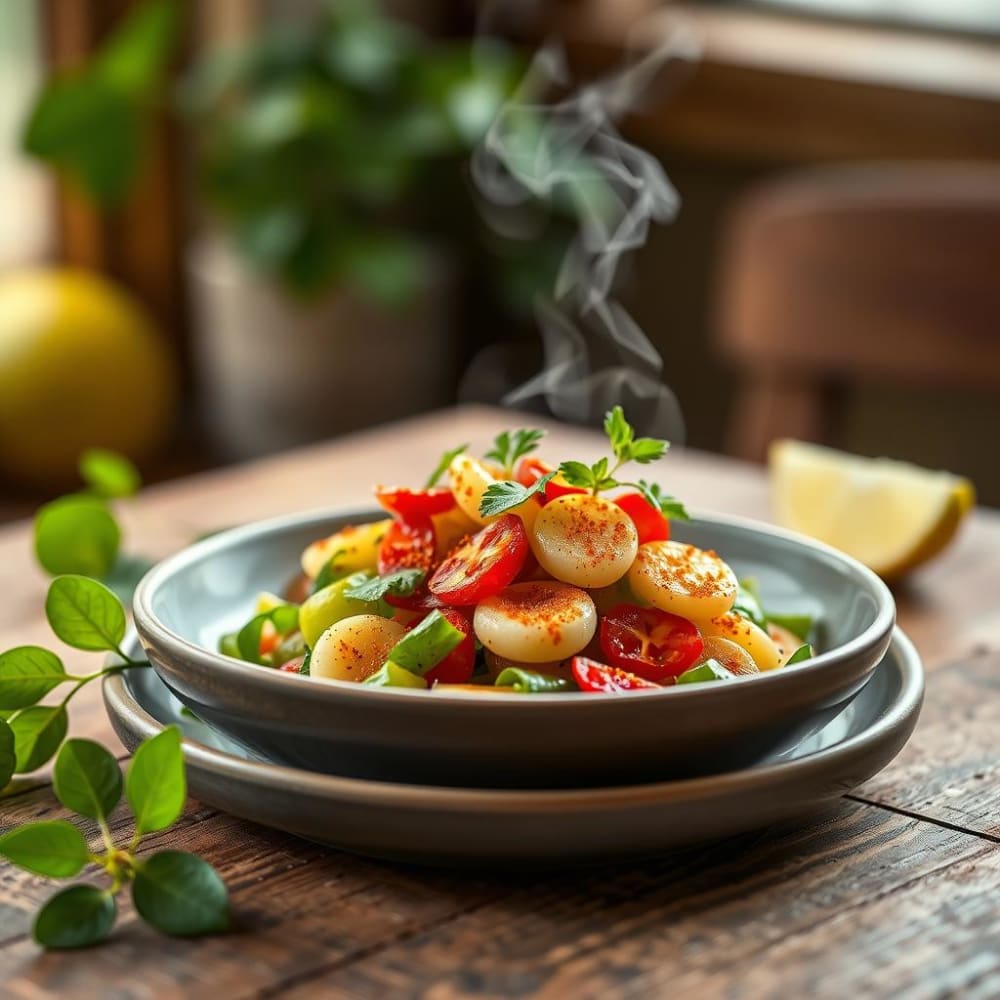 Verdolagas Frescas con Limón y Chile en Polvo