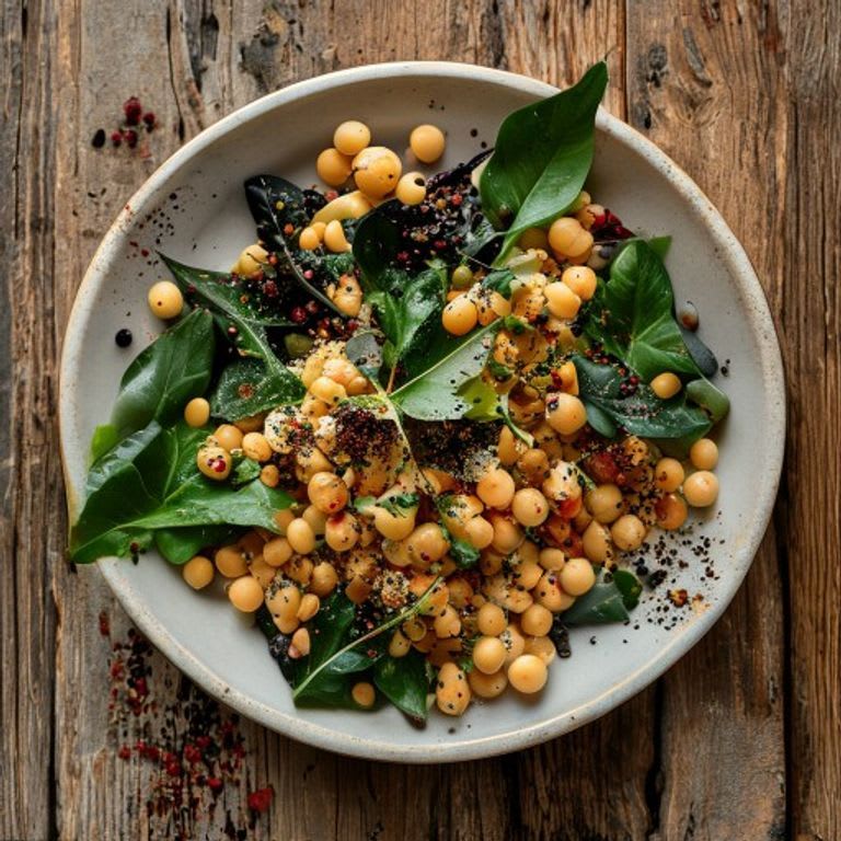 Garbanzos con Espinacas y Pizca de Comino