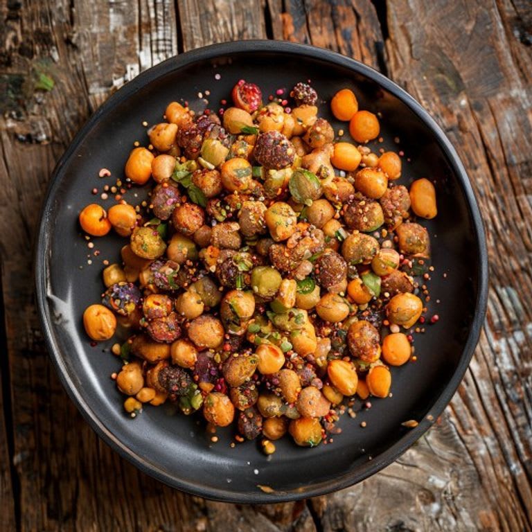 Garbanzos Asados con Paprika en Freidora de Aire