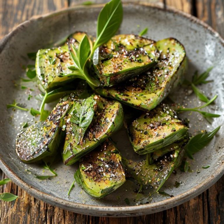 Nopales Asados con Orégano y Sal de Grano
