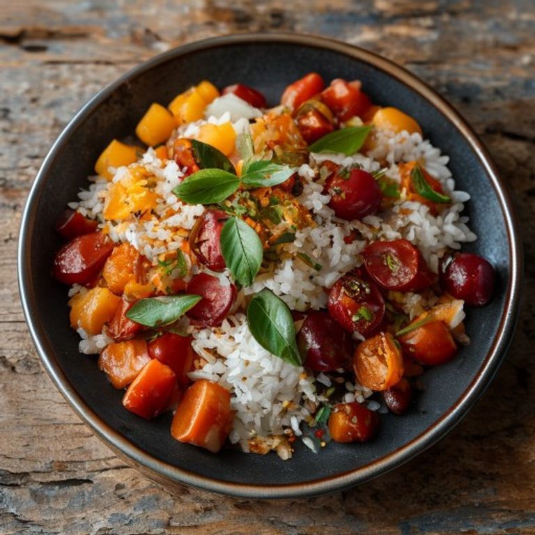Arroz Integral Rojo con Puré de Jitomate Natural