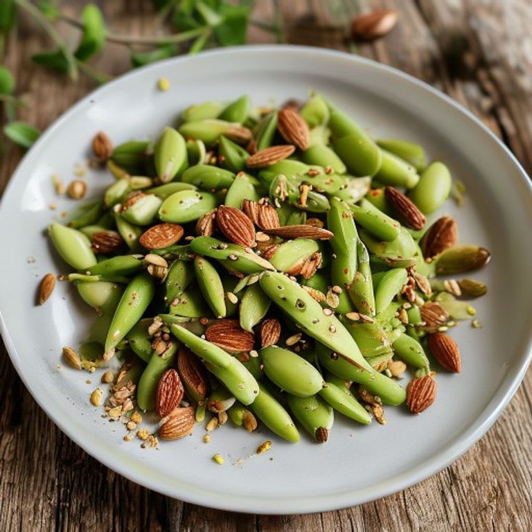 Ejotes Salteados con Almendras Fileteadas