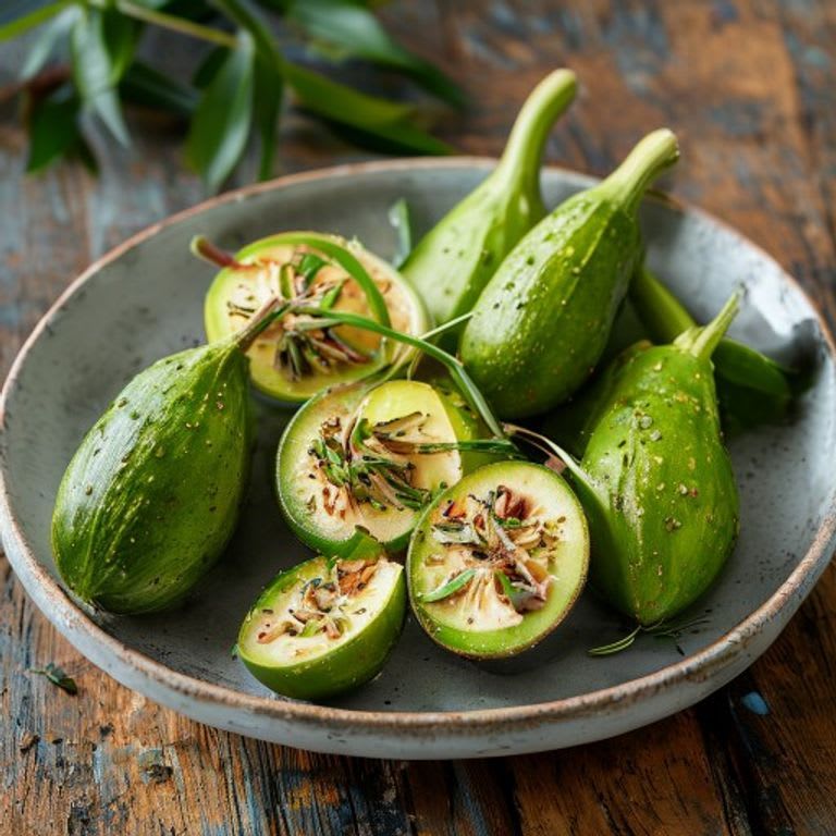 Chayotes con rajas de poblano al vapor