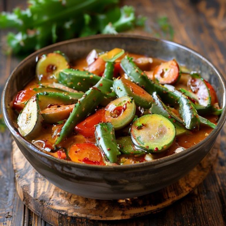 Guisado de nopales con xoconostle y tomate
