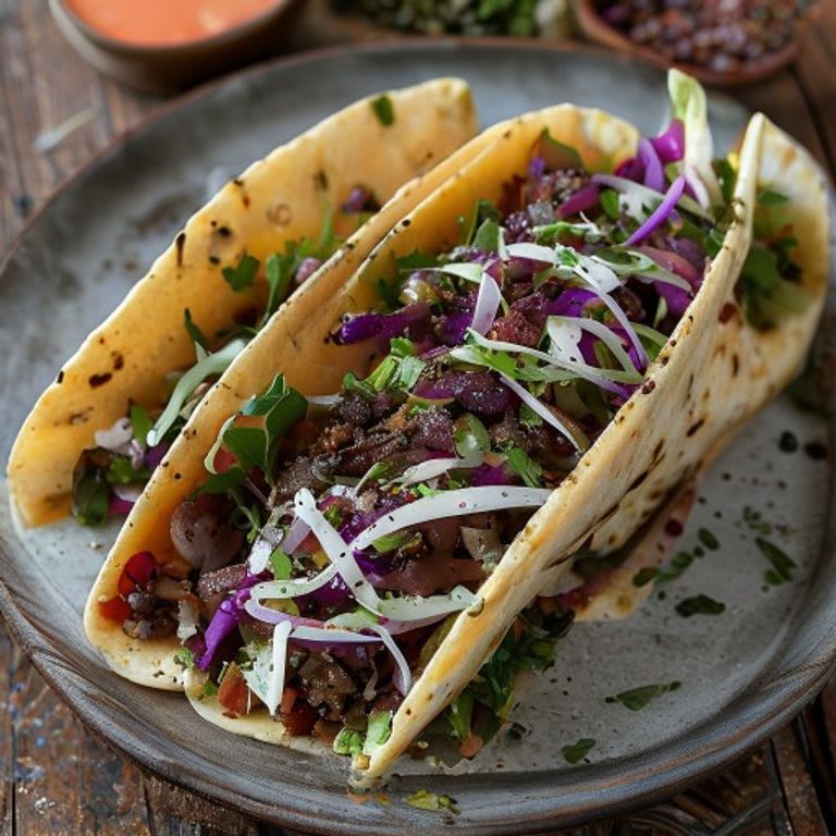 Tacos de Pescado al Vapor con Col Morada