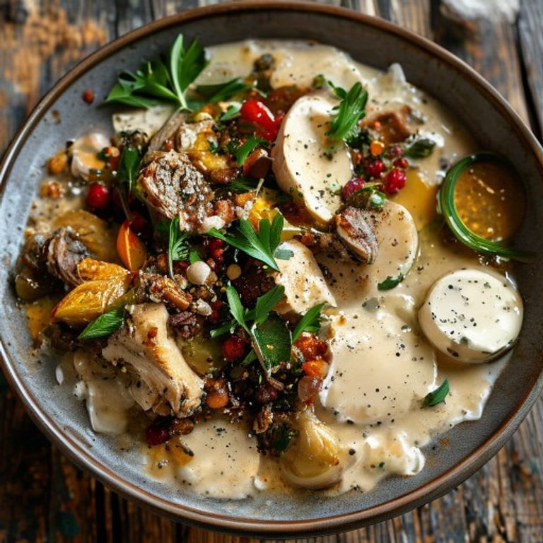 Pollo al Curry con Leche de Coco Ligera y Verduras