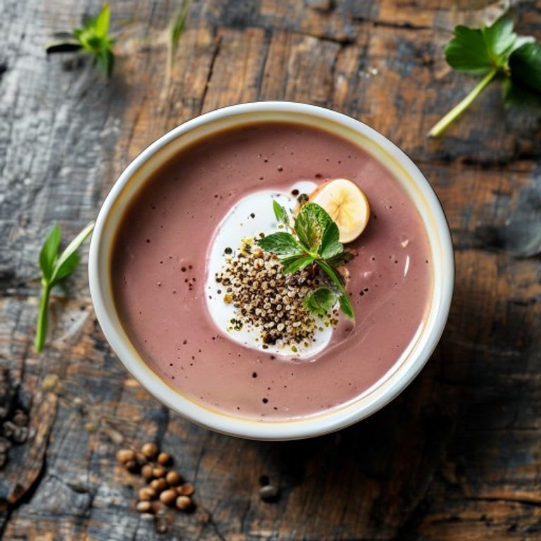 Licuado de avena, plátano y leche descremada