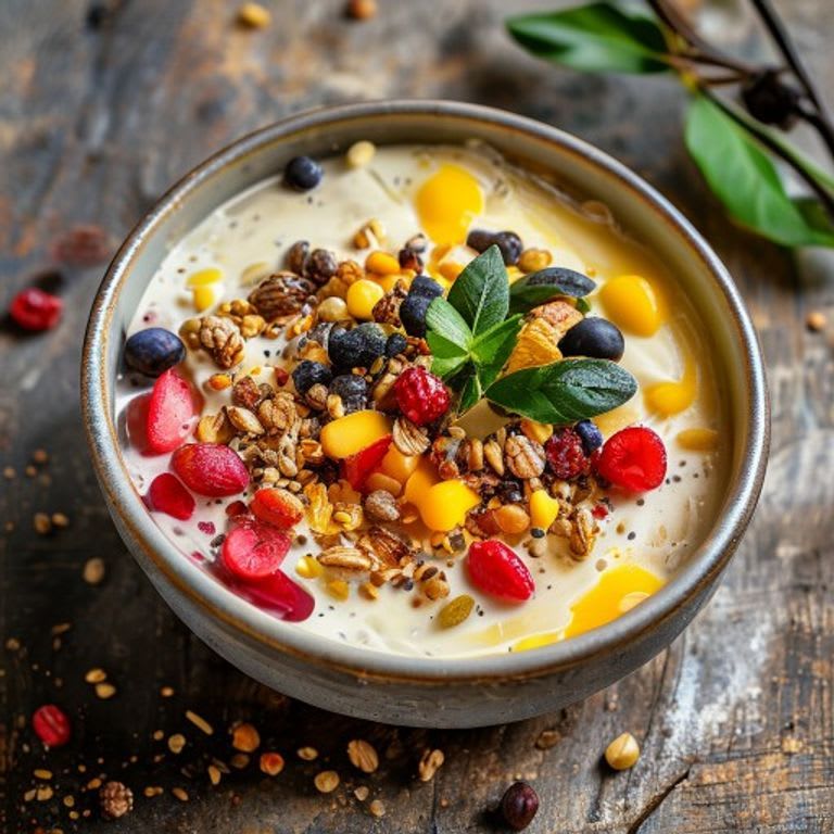 Pudín de chía con frutas de temporada