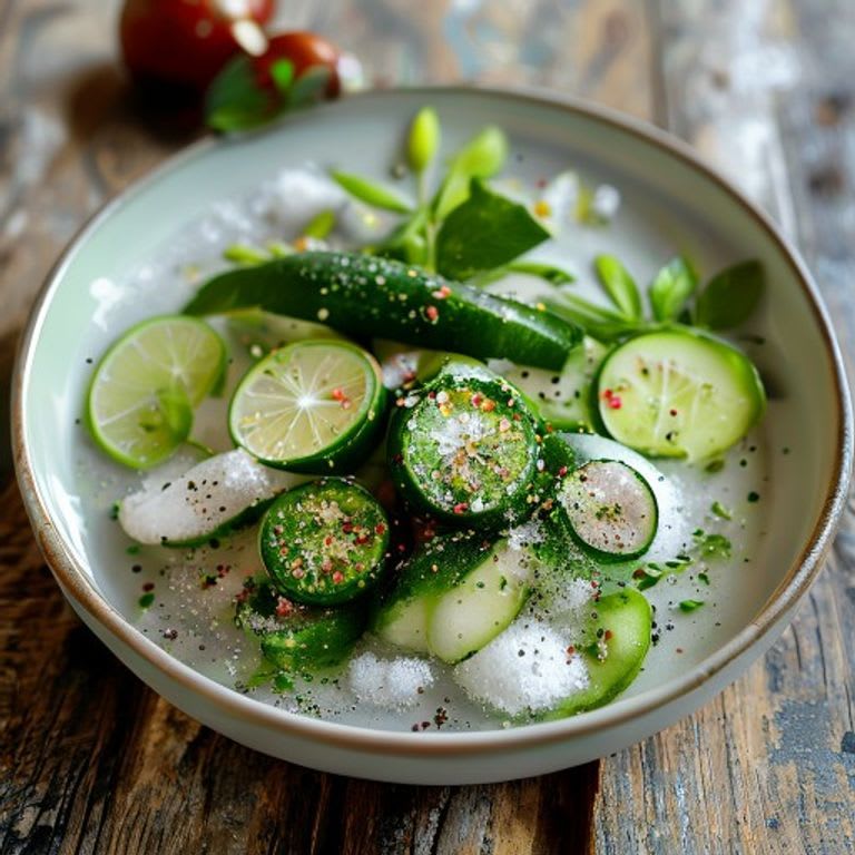 Pepinos con Limón y Chile en Polvo (Sin Sal)