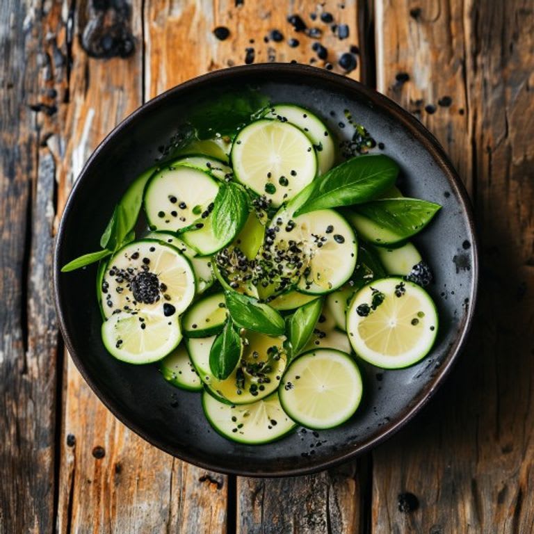 Agua de Pepino con Limón y Semillas de Chía