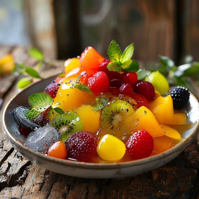 Gelatina de Frutas Naturales con Agar-Agar