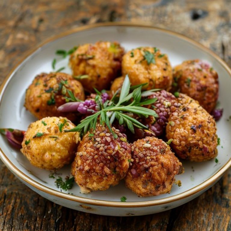Croquetas de lenteja y camote horneadas