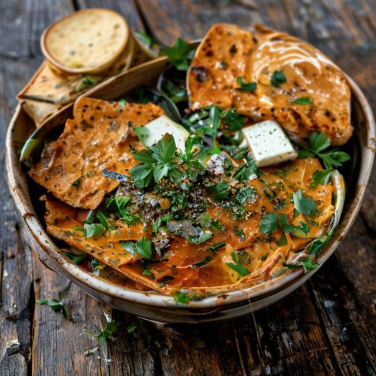 Chilaquiles Horneados con Salsa Verde y Queso Canasto