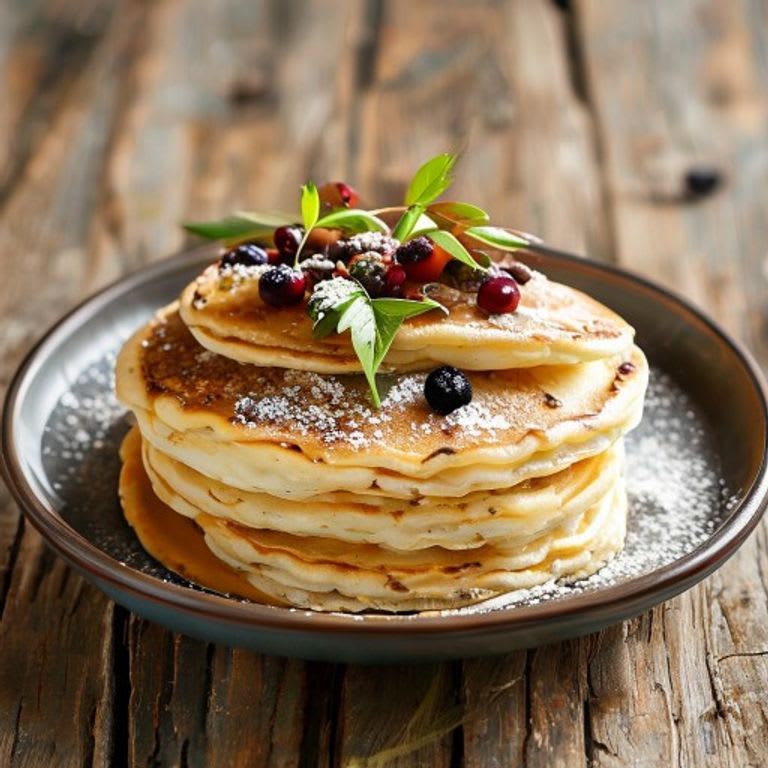 Hot cakes de Avena y Plátano Maduro