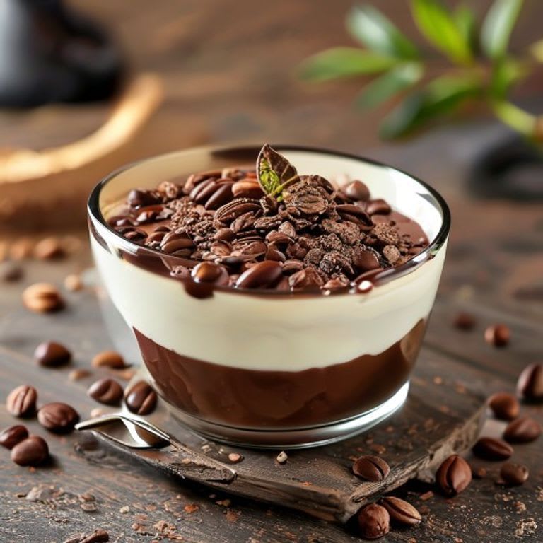 Pudín de chocolate con semillas de chía y leche de almendra