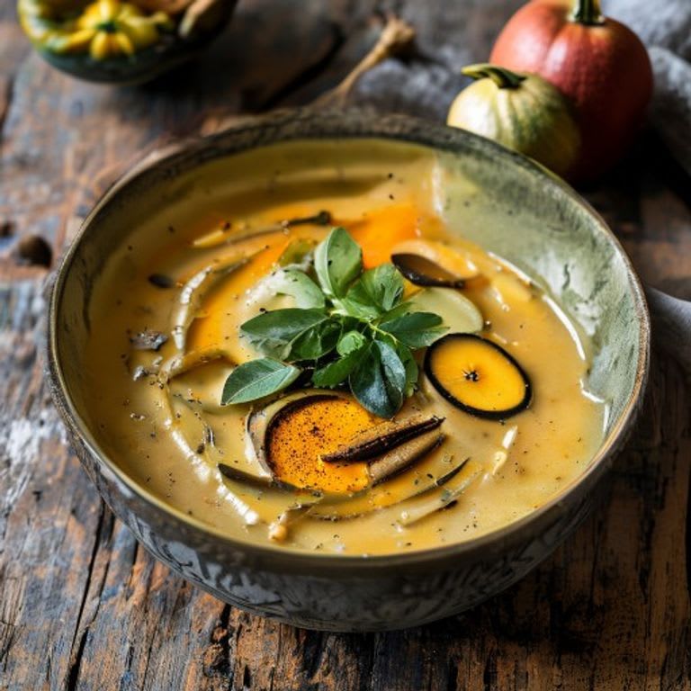 Sopa de Calabaza de Castilla con Canela