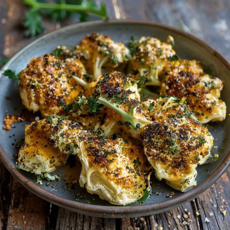 Coliflor Asada al Pimentón y Ajo