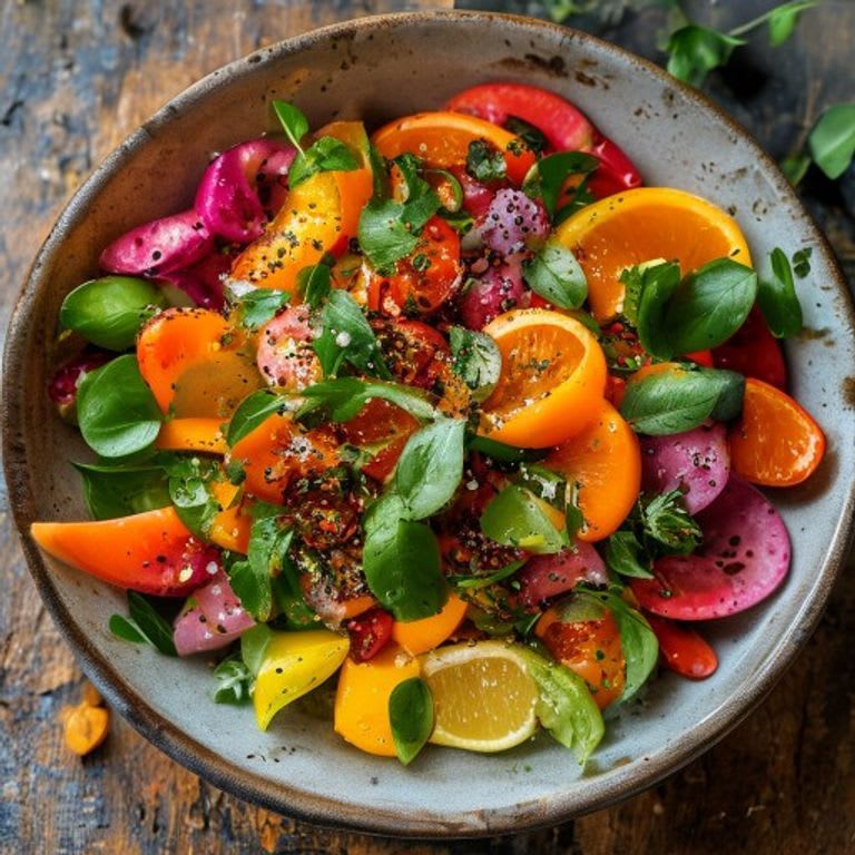 Ensalada de Jícama con Naranja y Chile en Polvo