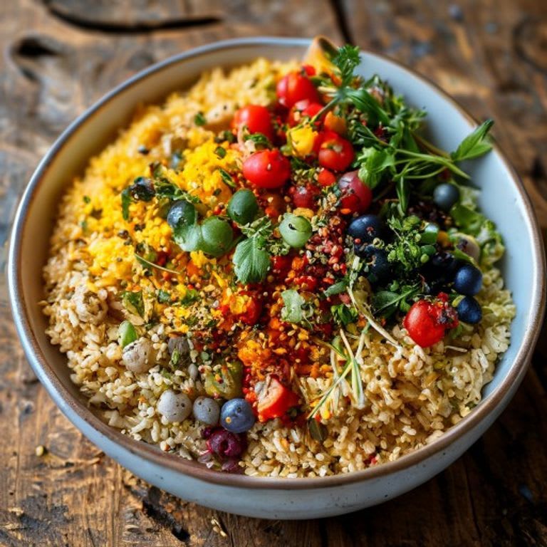 Couscous integral con verduras de temporada