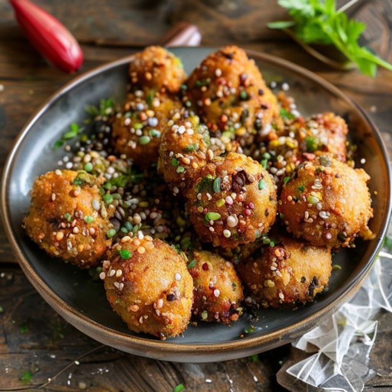 Croquetas de Frijol Negro y Quinoa al Horno