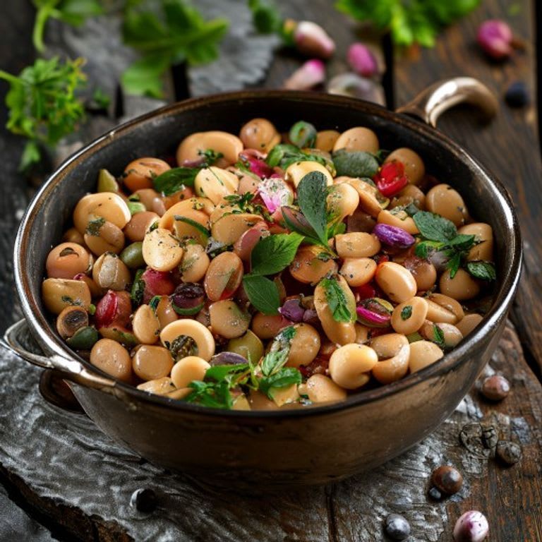 Frijoles de la Olla con Xoconostle y Ajo Asado
