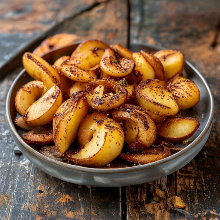 Manzanas con Canela y Miel en Freidora de Aire