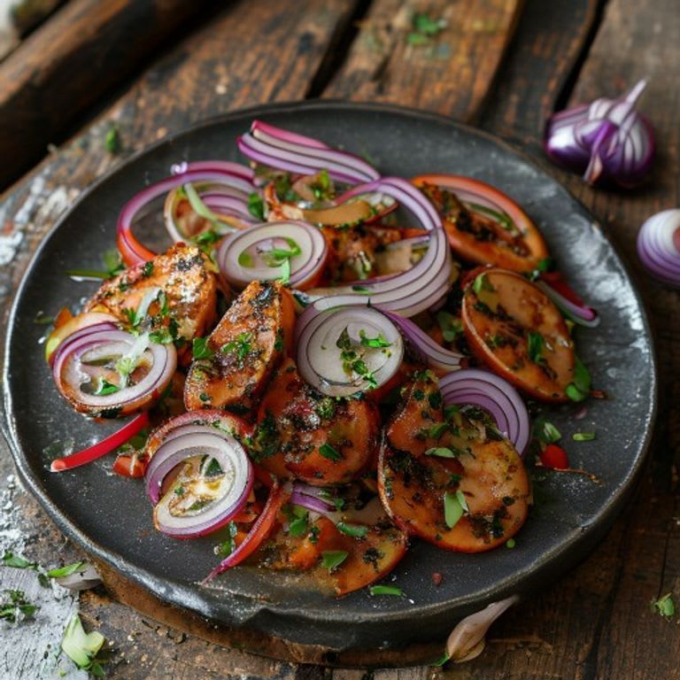 Chiles Toreados con Cebolla al Comal sin Grasa